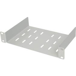 Digitus DN-10 TRAY-1 10 tommer Netværksskab-apparathylde Fastmontering Gråhvid (RAL 7035)