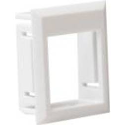 Leviton Montage ramme hvid for udtag til keystone konnekter
