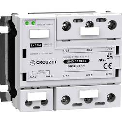 Crouzet Halvlederrelæ GN325DSRH SSR GN3 Last-Strøm (maks. 25 A Koblingsspænding (max. 510 V/AC Tilfældig kobling 1 stk