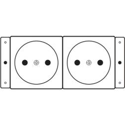 Kramer TS-2DE Dual Power Socket