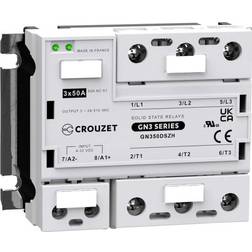 Crouzet Halvlederrelæ GN350DSZH SSR GN3 Last-Strøm (maks. 50 A Koblingsspænding (max. 510 V/AC Speciel nulpassage 1 stk