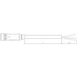 Te Connectivity 2273035-1 Sensor- aktuator-stik, M12 Tilslutning, lige 1.50 m Pol-tal (RJ) 5 1 stk