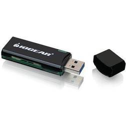 IOGEAR GFR304SD USB 3.0 SuperSpeed SD/ SDHC/ MMC/ SDXC/ MicroSD/ MicroSDXC/ Extreme SD Cards Reader Writer