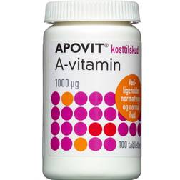 Apovit A-vitamin 1000mikg 100 stk