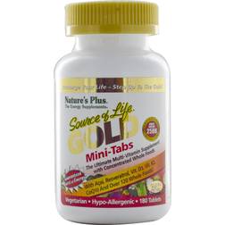 Nature's Plus Gold, Mini-Tabs, The Ultimate Multi-Vitamin Supplement (180 Tablets)