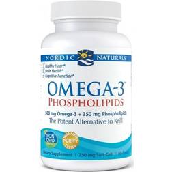 Nordic Naturals Omega-3 Phospholipids 60 Softgels