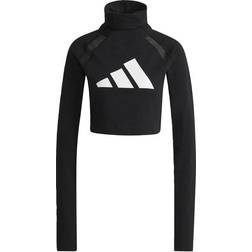 adidas Women Sportswear Long-Sleeve Top - Black