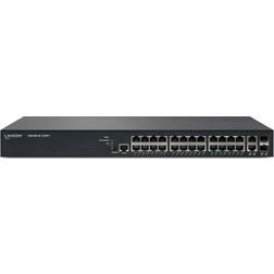 Lancom GS-2326P+ 24 x 10-100-1000 PoE+ 2 x SFP Gigabit Combiné Montable Sur Rack PoE+ 185 W