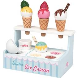 Small Wood Mini Ice Cream Shop (L40227)