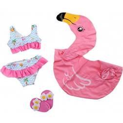 Heless Flamingo simsats dockor rosa 35-45 cm