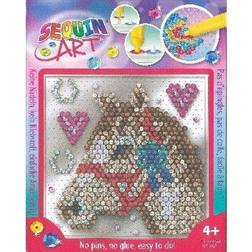 Sequin Art Easy Horse 17x17cm