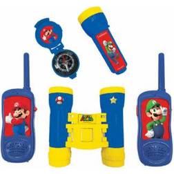 Lexibook Super Mario Kit De Aventurero Walkie-talkie, Binoculares