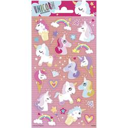 Globos Sticker sheet Unicorn
