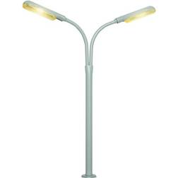 Viessmann Modelltechnik H0 Lampione stradale doppia Modello pronto, già assemblato 6096 1 pz