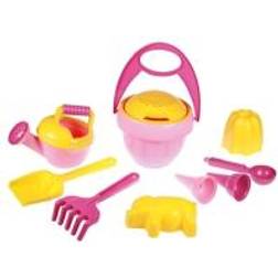 Lena 5421 Sand Toy, Pink, Pink, Yellow