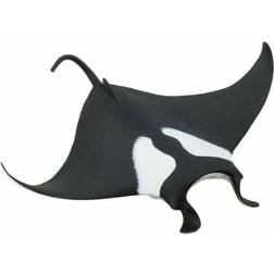 Safari Havsdjur Giant Manta Ray Junior 20,5 Cm Svart/vit