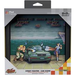 Pixel Frames Street Fighter: Car Scene Afbeelding