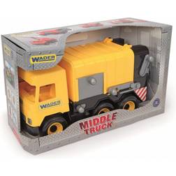 Wader Middle Truck Garba ge truck yellow 42 cm