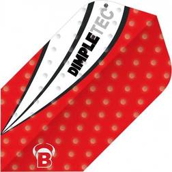 Bull's BULL'S 12 BULL'S Dimpletec Red Flights Slim Shape Slim (50264)