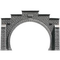 Noch 58052 PROFI plus H0 Tunnel portal 2-track HR foam prefab, Painted