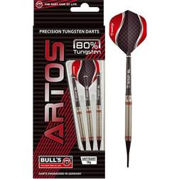 Bull's BULL'S 1 BULL'S Artos AR3 Softdart, Red 80% Tungsten 18 Gr