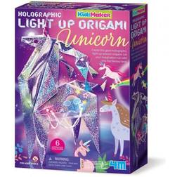 4M 404776 KidzMaker-Unicorn Origami Room Light, Mixed Colours