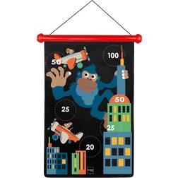 Scratch 276182040 Magnetic Dart Game for Children, Dartboard and Throwing Arrows, Monkey, 55 x 36 cm