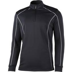 Rhino Seville 1/4 Zip Midlayer Sports Top Men - Black