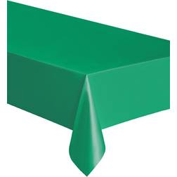 Unique Party Nappe Unie Vert Emeraude Plastique