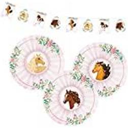 Amscan Decoratieset Paarden Beautiful (4st)