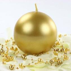 PartyDeco Kuglelys Guld