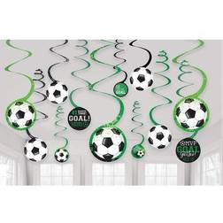 Amscan Spirale Decorativa Goal Getter Calcio, 672902