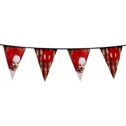 Boland 10134187 Horror Clown Bunting, Multicoloured, Standard Size