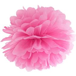 PartyDeco Pompom Di Carta Velina Rosa Chiaro