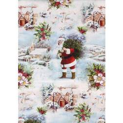 Hedlunds Of Sweden Julpapper 57cmx154m White Christmas