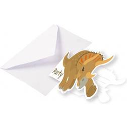 Amscan 8 Invitations Happy Dino