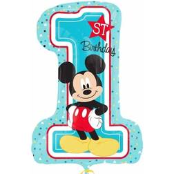 Amscan 1 tals Mickey aluminiumsballon 48x71 cm