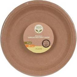 Excellent Houseware Degradable Cardboard Plates 17cm, 10pcs