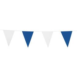 Globos Flagbanner Blå-Hvid