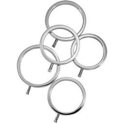 ElectraStim Solid metal cock ring set 5 sizes