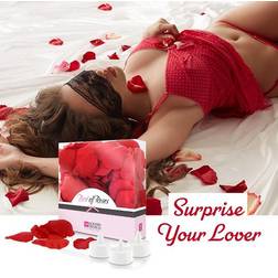 Lovers Premium LoversPremium Bed of Roses Rose Petals Red