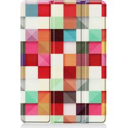 MTK Apple iPad 10.2 Slim fit tri-fold fodral Colorful Squares