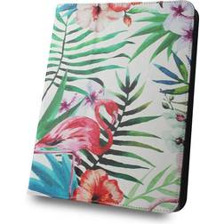 GreenGo Case Flamingo (iPad) Vit/grön/rosa