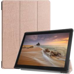 MTK Tri-fold Fodral till Lenovo Tab E10 Rose Gold