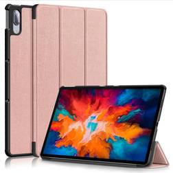 MTK Tri-fold Fodral till Lenovo Tab P11 Pro TB-J706F Rose Gold