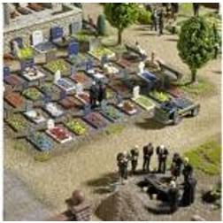 Busch BU 1090 H0 Cemetery Assembly kit