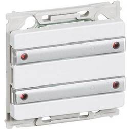 Schneider Electric Tryk svagstrøm opus 66 2 tangent med lys hvid