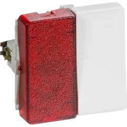 Schneider Electric Fuga afbryder 1P med lampe, gammel type, hvid