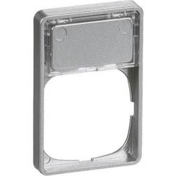 Schneider Electric Fuga Ramme 50 1,5M med tekstmodul stålmetallic