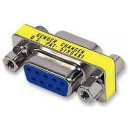 RS232 kønsskifte Adapter D-sub 9P hun/hun
